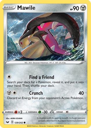 Mawile 129/202 - SWSH01 Sword & Shield Base Set