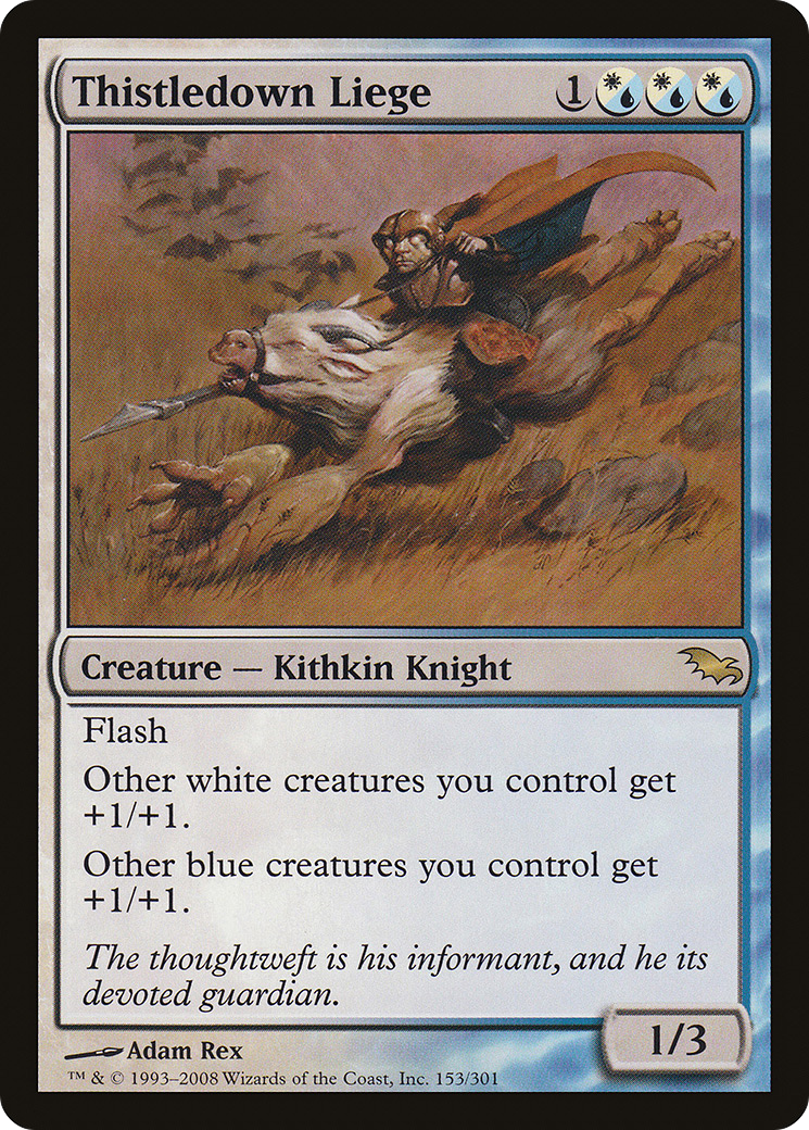 Thistledown Liege (SHM-153) - Shadowmoor Foil
