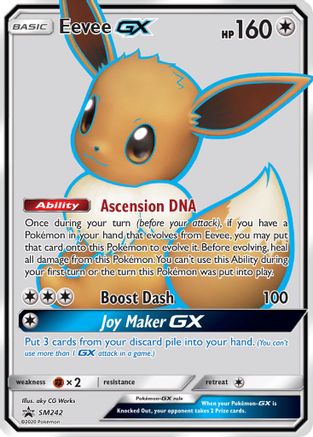 Eevee GX SM242/248 - SM Promos Holofoil