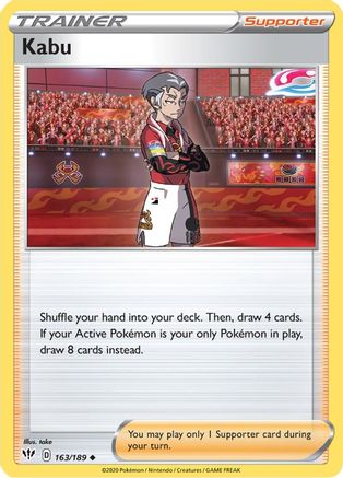 Kabu 163/189 - SWSH03 Darkness Ablaze Reverse Holofoil