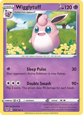 Wigglytuff 068/189 - SWSH03 Darkness Ablaze