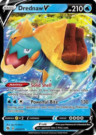 Drednaw V 014/73 - Champions Path Holofoil