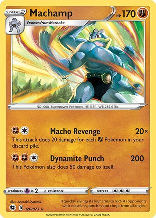 Machamp 026/73 - Champions Path Reverse Holofoil