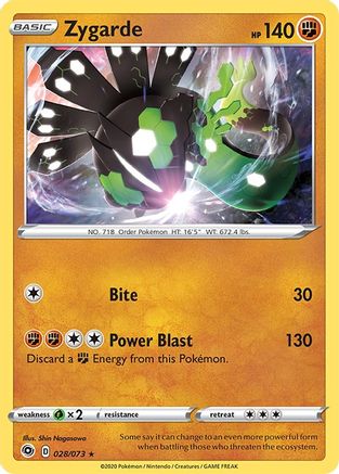 Zygarde 028/73 - Champions Path Holofoil