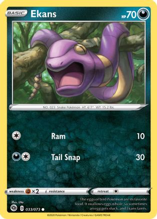 Ekans 033/73 - Champions Path Reverse Holofoil