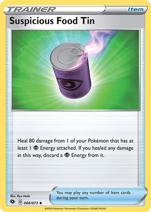 Suspicious Food Tin 066/73 - Champions Path