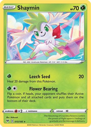 Shaymin 015/185 - SWSH04 Vivid Voltage Holofoil