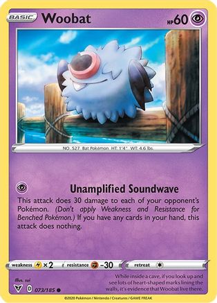 Woobat 073/185 - SWSH04 Vivid Voltage