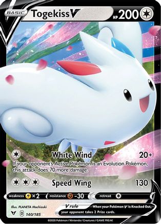 Togekiss V 140/185 - SWSH04 Vivid Voltage Holofoil