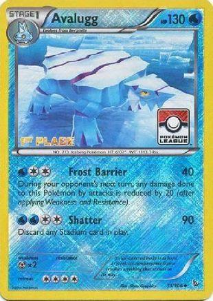 Avalugg 031/106 - League & Championship Cards - Reverse Holofoil