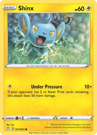 Shinx 031/072 - Shining Fates Reverse Holofoil