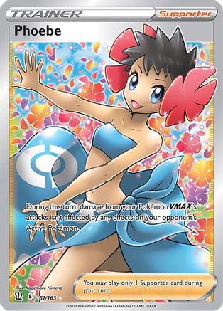 Phoebe (Full Art) 161/163 - SWSH05 Battle Styles Holofoil