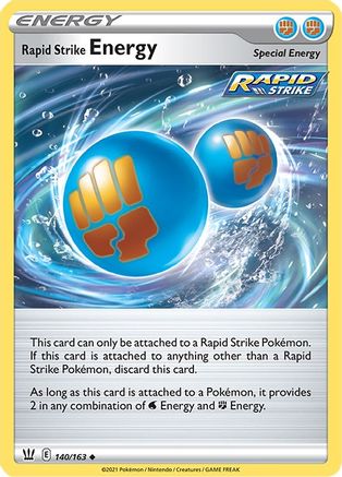 Rapid Strike Energy 140/163 - SWSH05 Battle Styles
