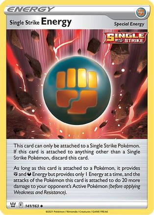 Single Strike Energy 141/163 - SWSH05 Battle Styles Reverse Holofoil