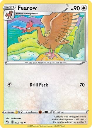 Fearow 112/163 - SWSH05 Battle Styles Reverse Holofoil