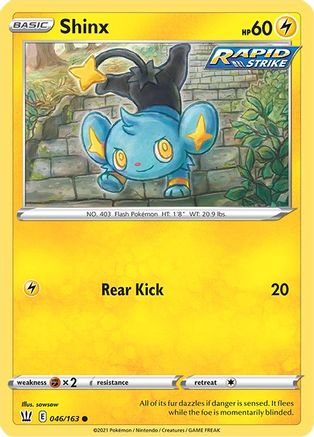Shinx 046/163 - SWSH05 Battle Styles Reverse Holofoil