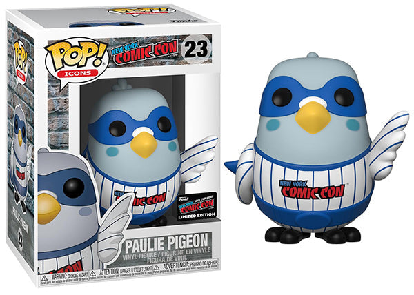 Paulie Pigeon (Jersey, New York Comic Con, Icons) 23 -  2019 NYCC Exclusive  [light damage]