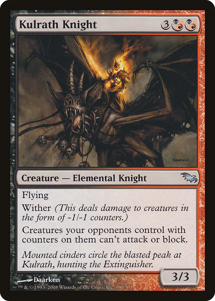 Kulrath Knight (SHM-190) - Shadowmoor Foil