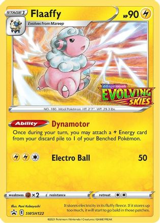 Flaaffy (Prerelease) SWSH122/307 - SWSH Sword & Shield Promo Cards Holofoil