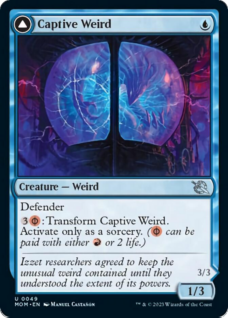 Captive Weird // Compleated Conjurer (MOM-049) - March of the Machine