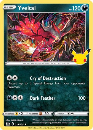 Yveltal 019/025 - Celebrations Holofoil