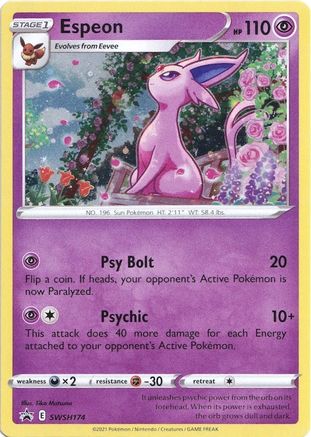 Espeon SWSH174/307 - SWSH Sword & Shield Promo Cards Holofoil
