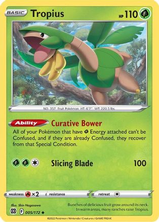 Tropius 005/172 - SWSH09 Brilliant Stars