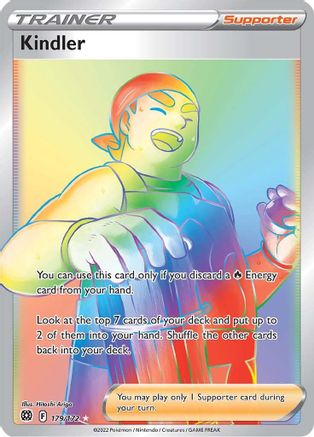Kindler (Secret) 179/172 - SWSH09 Brilliant Stars Holofoil