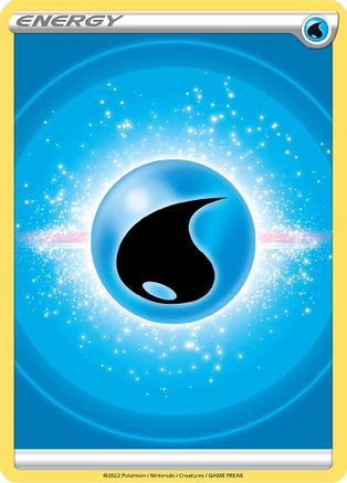 WaterEnergy (2022 Unnumbered)  - SWSH09 Brilliant Stars Reverse Holofoil