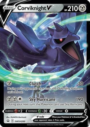 Corviknight V SWSH200/307 - SWSH Sword & Shield Promo Cards Holofoil
