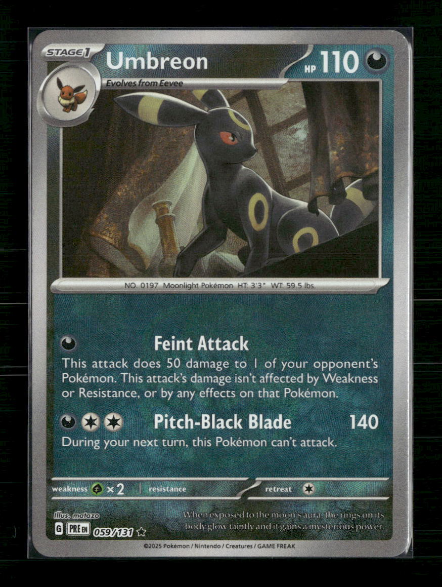 Umbreon (Master Ball Pattern) SV: Prismatic Evolutions #059/131