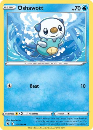 Oshawott 041/189 - SWSH10 Astral Radiance Reverse Holofoil