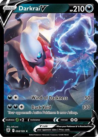 Darkrai V 098/189 - SWSH10 Astral Radiance Holofoil