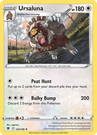 Ursaluna 124/189 - SWSH10 Astral Radiance Reverse Holofoil