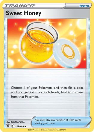 Sweet Honey 153/189 - SWSH10 Astral Radiance Reverse Holofoil