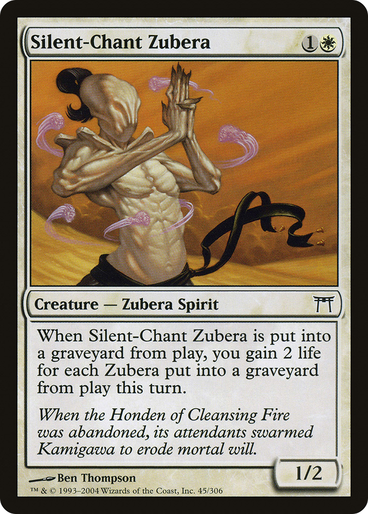 Silent-Chant Zubera (CHK-045) - Champions of Kamigawa Foil