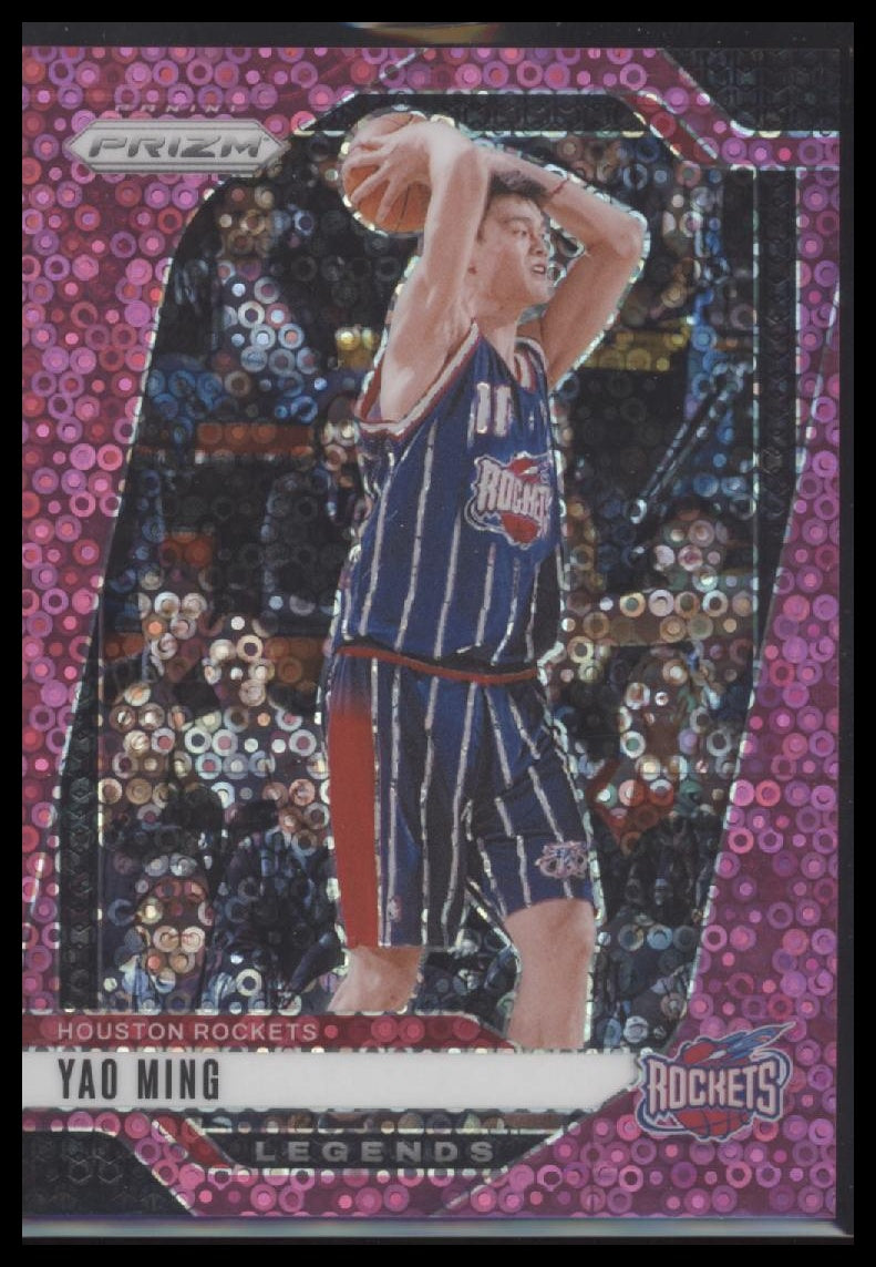 Yao Ming 2024-25 Panini Prizm #284 Prizms Fast Break Pink #/50