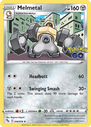 Melmetal 046/078 - Pokemon GO Holofoil