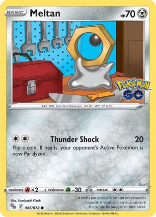 Meltan 045/078 - Pokemon GO Reverse Holofoil