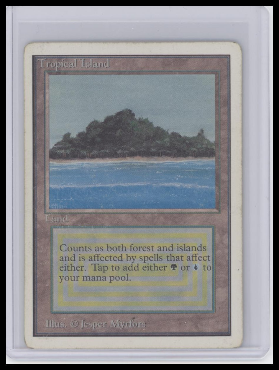 MTG Tropical Island Unlimited Edition
