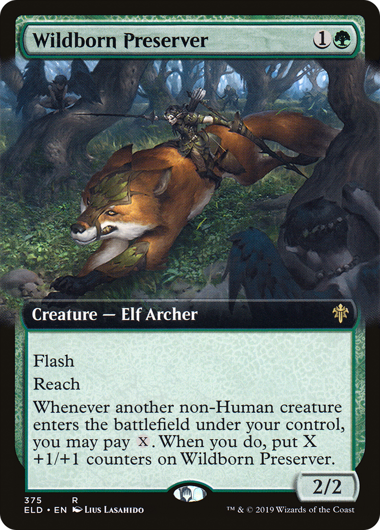 Wildborn Preserver (ELD-375) - Throne of Eldraine: (Extended Art)