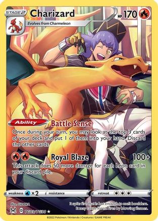 Charizard TG03/TG30 - SWSH11 Lost Origin Trainer Gallery Holofoil