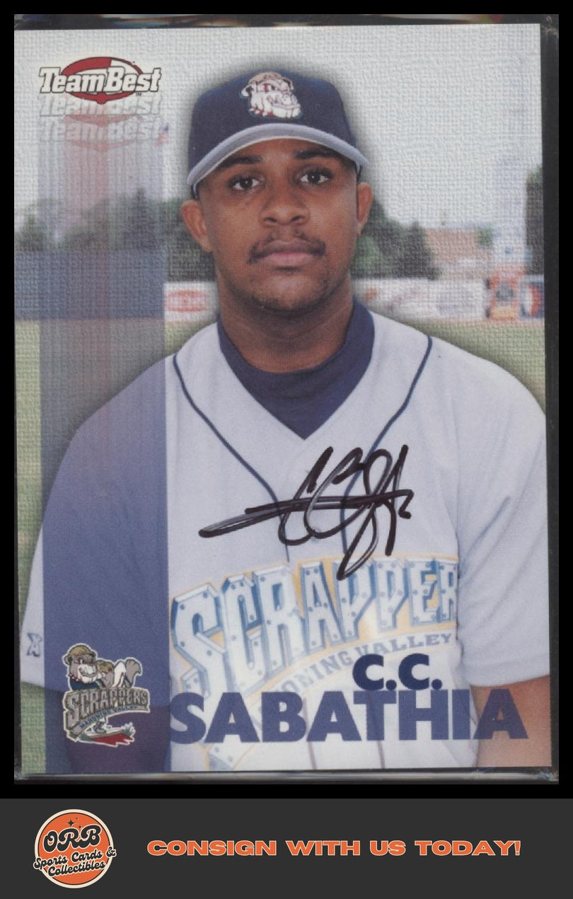 CC Sabathia 1999 Team Best Rookie #NNO Autographs