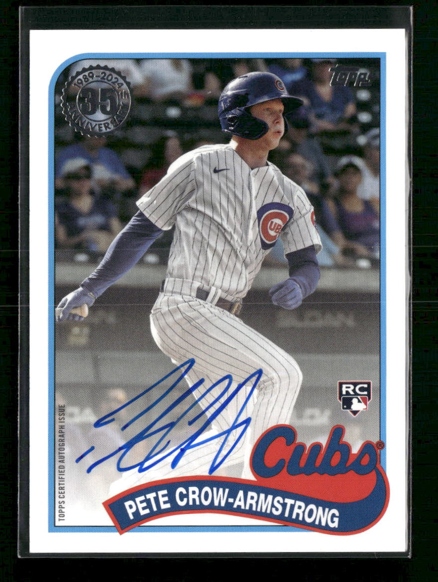Pete Crow-Armstrong 2024 Topps Baseball 35th Anniversary Auto B