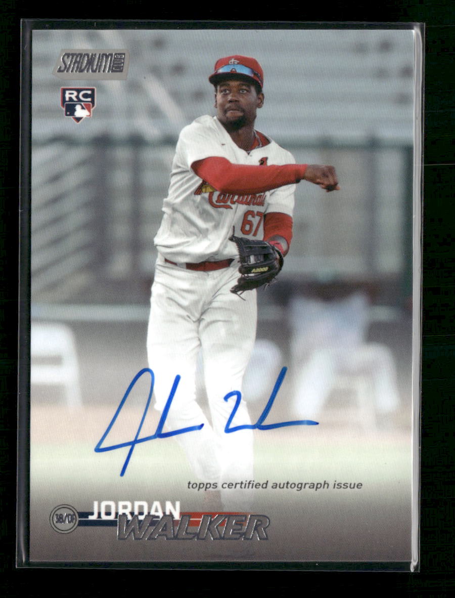 Jordan Walker 2023 Stadium Club #SCBA-JWR Autographs