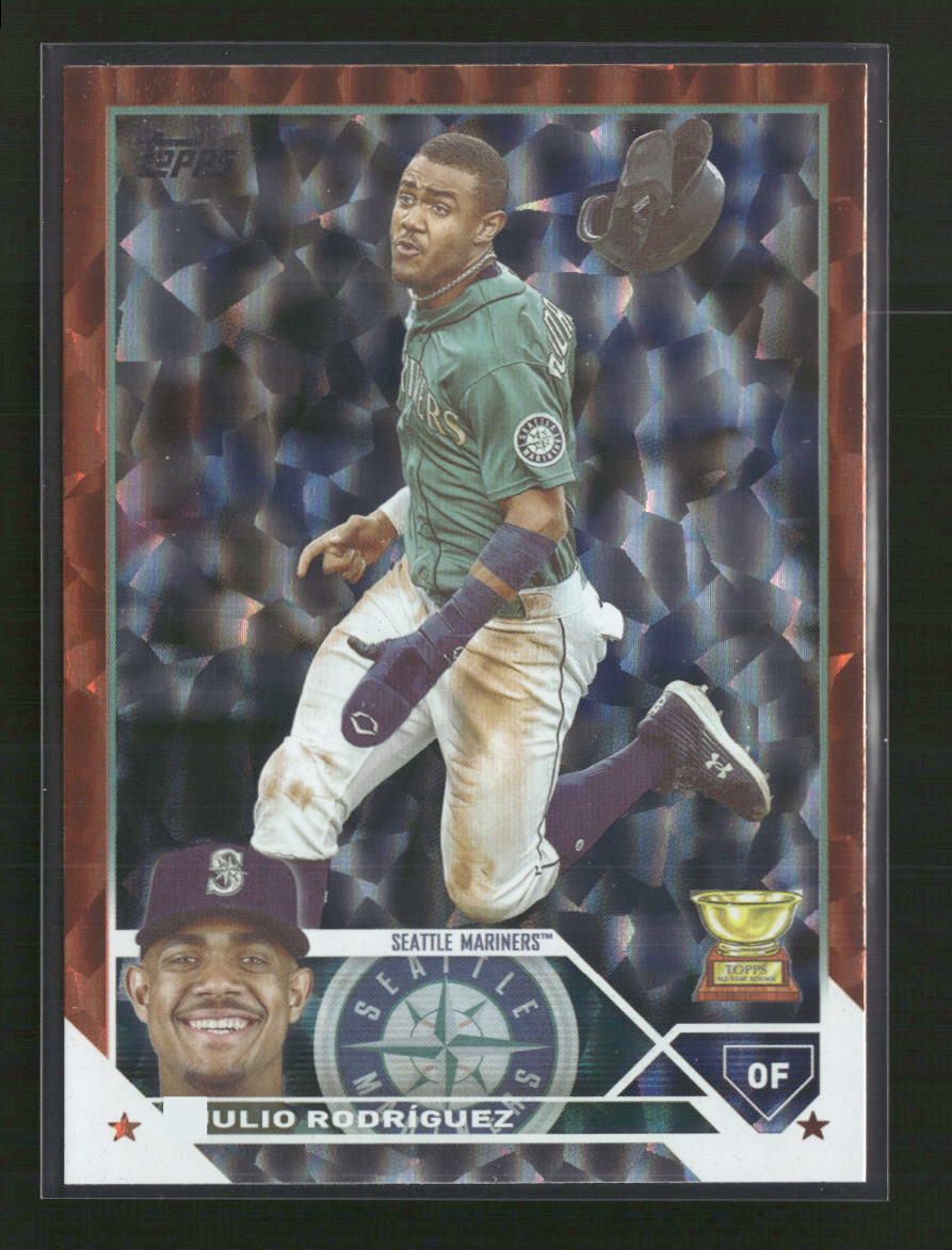 Julio Rodríguez 2023 Topps #330 Orange Foil #/299
