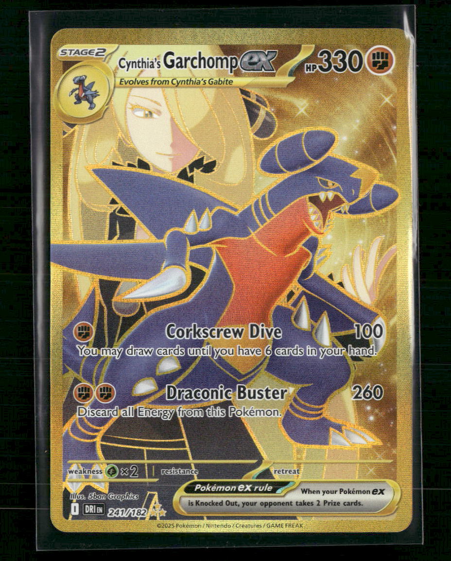Cynthia's Garchomp ex SV10: Destined Rivals #241/182