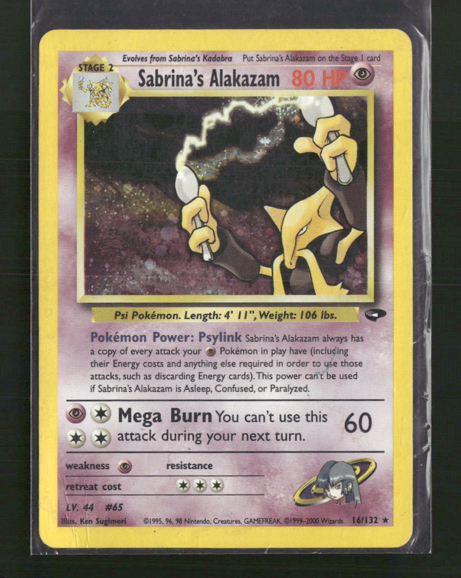 Sabrina's Alakazam Gym Challenge #016/132