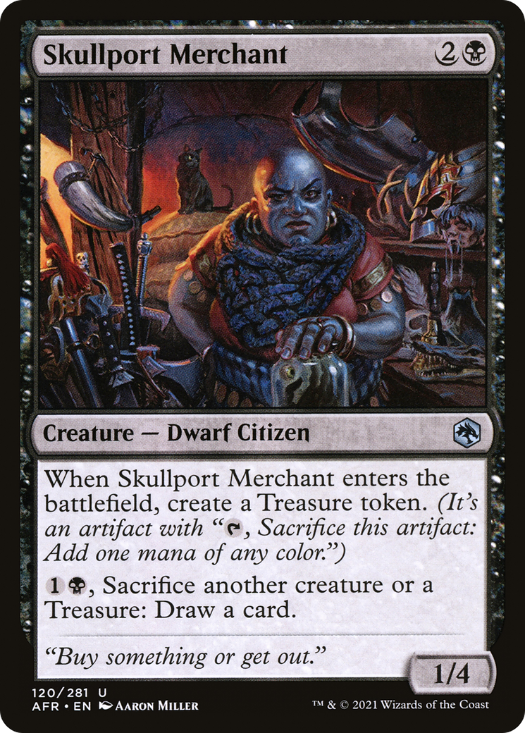 Skullport Merchant (AFR-120) - Adventures in the Forgotten Realms