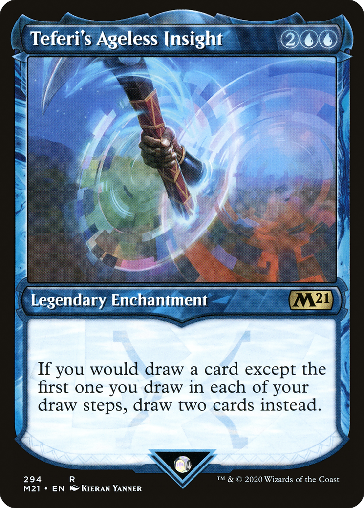 Teferi's Ageless Insight (M21-294) - Core Set 2021: (Showcase)